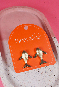 Aretes ballena - picaresca accesorios