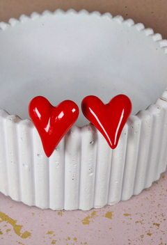 Topos corazón rojo grande en internet