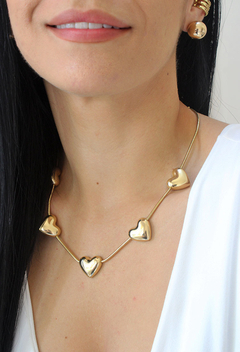 Cadena Corazón entrelazado - picaresca accesorios