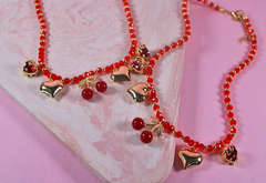 Collar chispas de cereza - picaresca accesorios