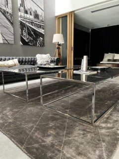 Mesa recta cromo en internet