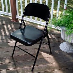 Silla Plegable PLE004 (Negra) - comprar online