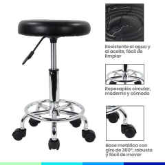 Banqueta Taburete Altura Regulable Asiento Alta Densidad OFI200 en internet