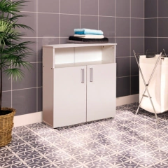 Mueble despensero bajo uso múltiple (blanco) en internet