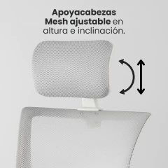 Imagen de Silla oficina OFI960 Gris