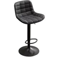 Banqueta Ecocuero Respaldo Continuo BAN009 (Negro) - comprar online