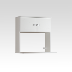 Mueble alacena organizador para Microondas colgante (blanco) en internet