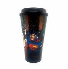 Vaso con tapa, de plástico, no térmico liga de la justicia - comprar online