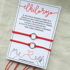 Pulsera para compartir hilo rojo - comprar online