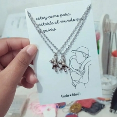 Collares para compartir osito Duki y Emilia - comprar online