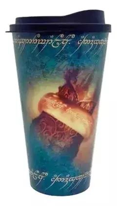 Vaso con tapa, de plástico, no térmico El señor de los anillos - comprar online
