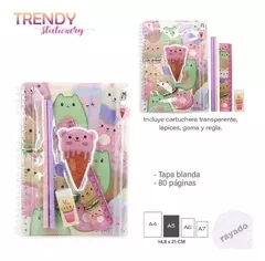 Set stationery gatitos en internet