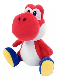 Peluche Mario Bros Yoshi rojo