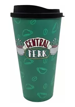 Vaso con tapa, de plástico, no térmico Friends - comprar online