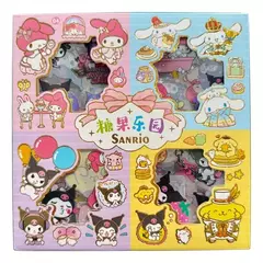 Caja con 96 planchas de stickers Sanrio - comprar online