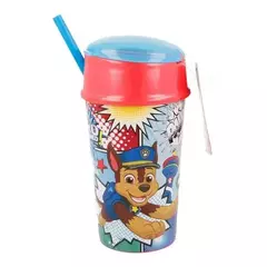 Vaso cerealero con sorbete Paw Patrol - comprar online
