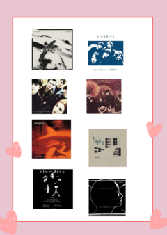 pack Mini posters discos Slowdive - comprar online