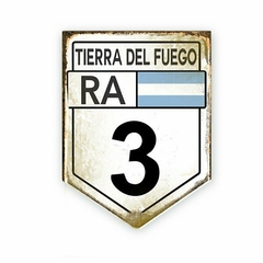 chapa ruta 3 Tierra del Fuego - comprar online