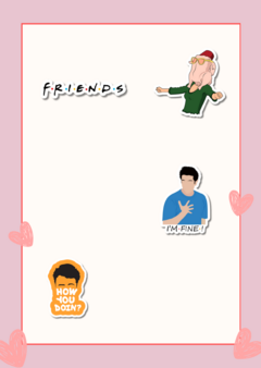 Stickers Friends - Imaginero