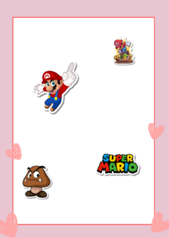 Stickers Mario Bros - tienda online