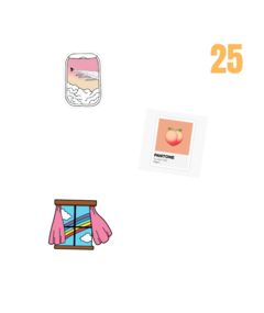Stickers aesthetics (clickeá para más diseños) - comprar online