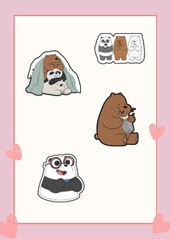 Stickers the bare bears - Imaginero