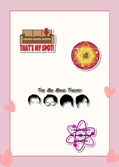 Stickers The big bang Theory - comprar online
