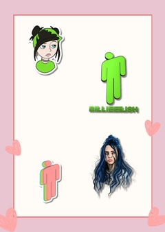 Stickers Billie Eilish en internet