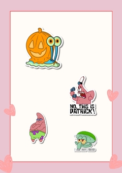 Stickers Bob Esponja - tienda online