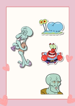 Stickers Bob Esponja - comprar online