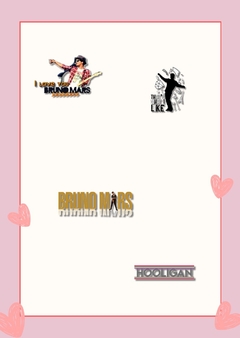 Stickers Bruno Mars