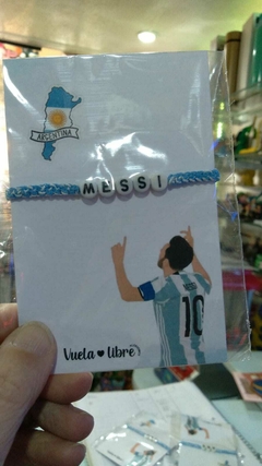 Pulsera Messi argentina en internet