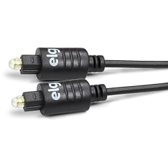 Cabo Óptico ELG para Áudio 3M T5018HD, Preto