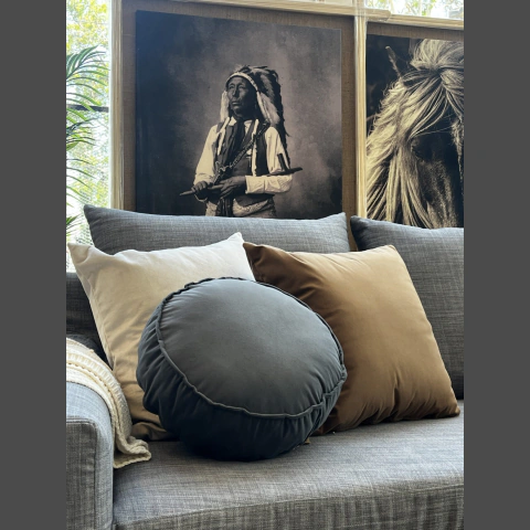 Almohadón terciopelo 60x60 - tienda online