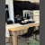 Silla Nina Kraft negro. Stock