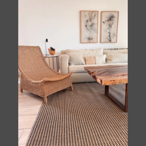 Alfombra símil yute lavable diseños varios interior y exterior 200x300 - comprar online