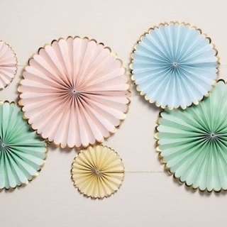 Pack de 6 Rosetas de papel