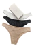 Pack x3 Vedetina Kimi Art. 1002 Microfibra lisa T: unico y Especial Blanco Natural y Negro