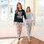Pijama Lencatex Art. 25355 Dama manga larga pantalón estampado "print" T. S al XL - Invierno 2025 - comprar online