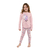 Pijama Cocot Art. 7459 Nena manga larga pantalón algodón estampado "unicornio" T. 4 al 8 - Invierno 2025