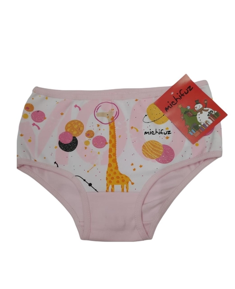 Bombacha Michifuz Art. 5151 Nena algodón y lycra estampada T. 6 al 12