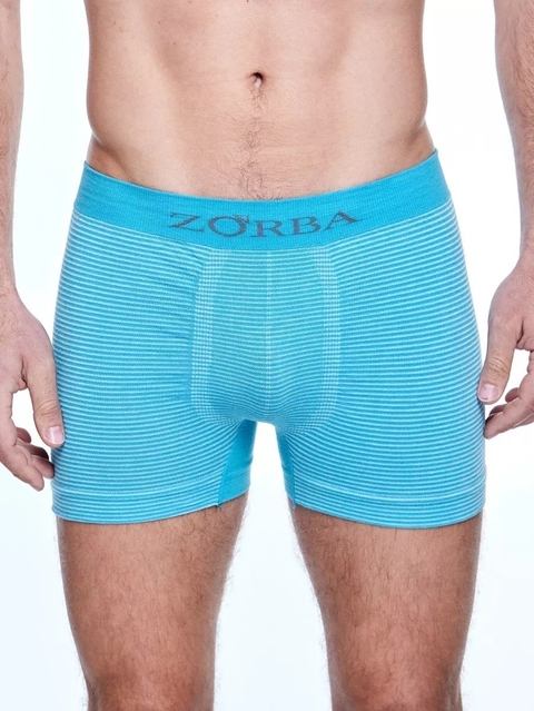 Boxer Zorba Art. 131 Algodón rayado sin costura T. S