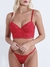 Conjunto Sexy Lali Art. 2077 Bustier taza soft con aro y tanga less T. 85 al 100