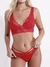Conjunto Sexy Lali Art. 1067 Halter y less doble tira de puntilla forrado de microfibra T. 85 al 100 - tienda online