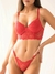 Conjunto Andressa Art. 5477 Bustier tasa soft con aro y less de puntilla T. 85 al 100 en internet