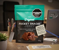 Pack 24 paquetes de Jerky de 60g. c/u. Charqui - comprar online