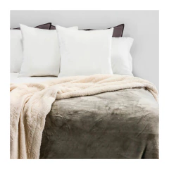 FRAZADA DOBLE CON CORDERITO QUEEN - 220 x 240 CM - CATANA HOME