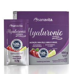 HYLALURONIC VERISOL 120 MG CLANBERRY C/LIMAO