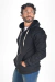 Campera canguro frisada