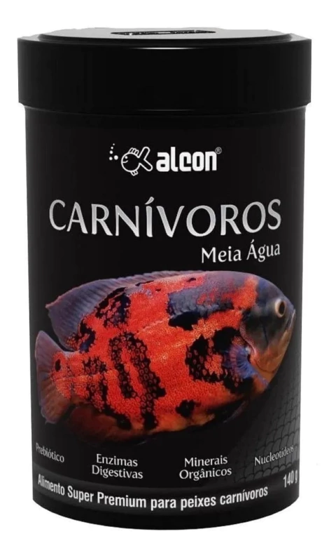 Ração Alcon Carnivoros Meia Agua 140g